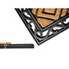 RugSmith Natural Black Moulded Rubber Coir Diamond Doormat - 4 of 4