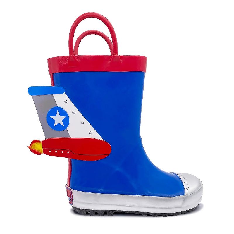 Bixbee Rocketflyer Waterproof Toddler Rain Boots, 1 of 8