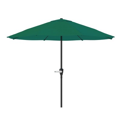 Nature Spring 9 Foot Patio Umbrella - Forest Green