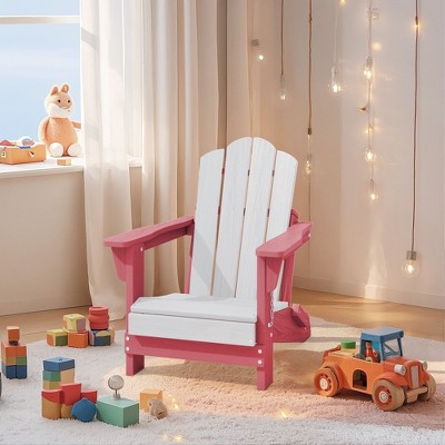 Hyleory Kids' Outdoor Adirondack Chair - Durable HDPE Kids' Patio Chair