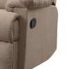 35" Arcadia Active Sitting Chair Light Brown Microfiber: Recliner, Easy Reach Handle - Acme Furniture - 4 of 4
