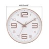 Unique Bargains Decorative Quartz Battery Operated Silent Non-Ticking Wall Clocks 8" - 2 of 4