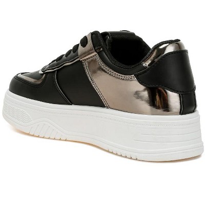 Женские кроссовки London Rag Womens Scouts Metallic Paneling Platform Sneakers 7 — фото 3