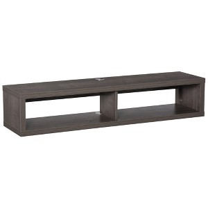 47" Wall Mounted Floating TV Stand Media Console with Storage Shelf for Living Room or Home Office - 1 of 4