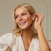 Made By Mary | Puffy Heart Hoop Charm Earrings - 4 of 4