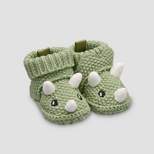 Carter's Just One You® Baby Boys' Knitted Dino Slippers - Green