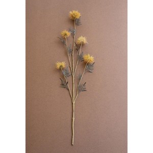 Artificial Yellow Flower Spray 33"L – Bright 5-Bloom Stem, Set of 6 by Kalalou - 1 of 3