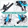NAYSAYE Bicycles Freestyle Kids Bike Double Disc Brakes for Boys and Girls 12 Years and Older for Fun, Black, 68.8"*26.77"*47.6" - 4 of 4