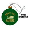 Wright State Raiders Wood Christmas Tree Holiday Ornament - 2 of 4