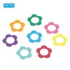 Unique Bargains Metal Flower Locking Crochet Stitch Markers for Sewing DIY - 3 of 4