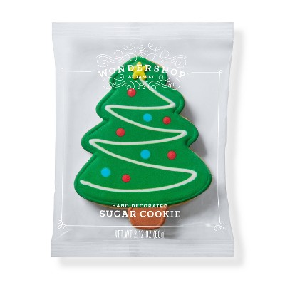 Holiday Tree Sugar Cookie - 2.12oz - Wondershop™