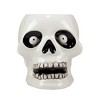 160oz Earthenware Scaredy Cat Skeleton 3-D Treat Jar - Certified International - 3 of 3