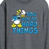 Men's - Disney - You Can Do Hard Things Long Sleeve Graphic T-Shirt - 2 of 4