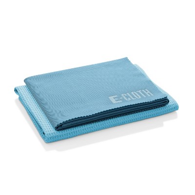 E-Cloth Window Cleaning Microfiber Cloth Set - Blue - 2pc