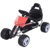 Kids Ride on Pedal Go Kart Racing Style Children Car Outdoor Racer Red 