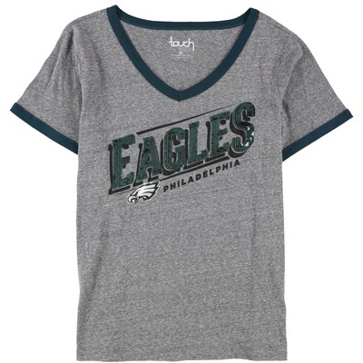 Touch by G-III Womens Eagles Sequined Embellished T-Shirt