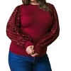 Women's FEELING THE FUN SWEATER TOP - FLYING TOMATO - 4 of 4
