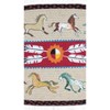 Earth Rugs Native Horses Oval Patch Tread Rug – 20"x30" Rustic Lodge Decor - 3 of 3