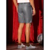 Lars Amadeus Men's Hip Hop Party Disco Faux Leather Shorts - 3 of 4