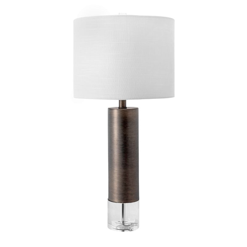 nuLOOM Warwick Metal 28" Table Lamp Lighting - Gray 28" H x 13" W x 13" D, 1 of 5