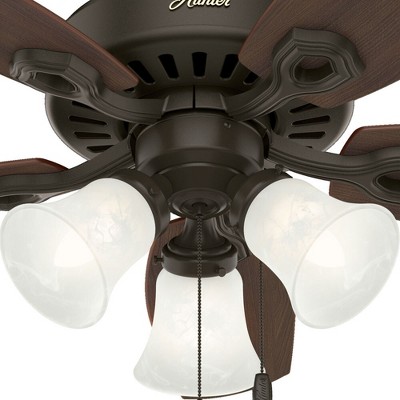 Elegant 42" New Bronze Ceiling Fan with Cherry & Mahogany Blades