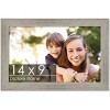 PosterPalooza | 14x9 Wide Barnwood Picture Frame, UV Acrylic, 6 Finishes - Grey, Brown, White, and Black - 2 of 4