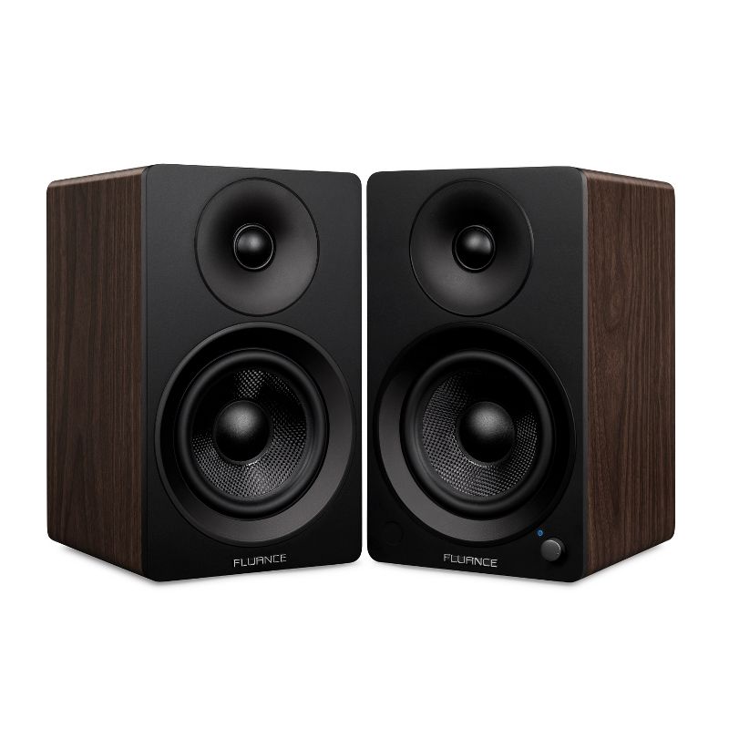 Fluance Ai61 Powered 6.5" Stereo Bookshelf Speakers, DB10 10" Powered Subwoofer, 15ft RCA Subwoofer Cable, 2 of 10