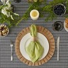 Design Imports  Farmhouse Gingham Tablecloth, Black, 52X52" - 4 of 4