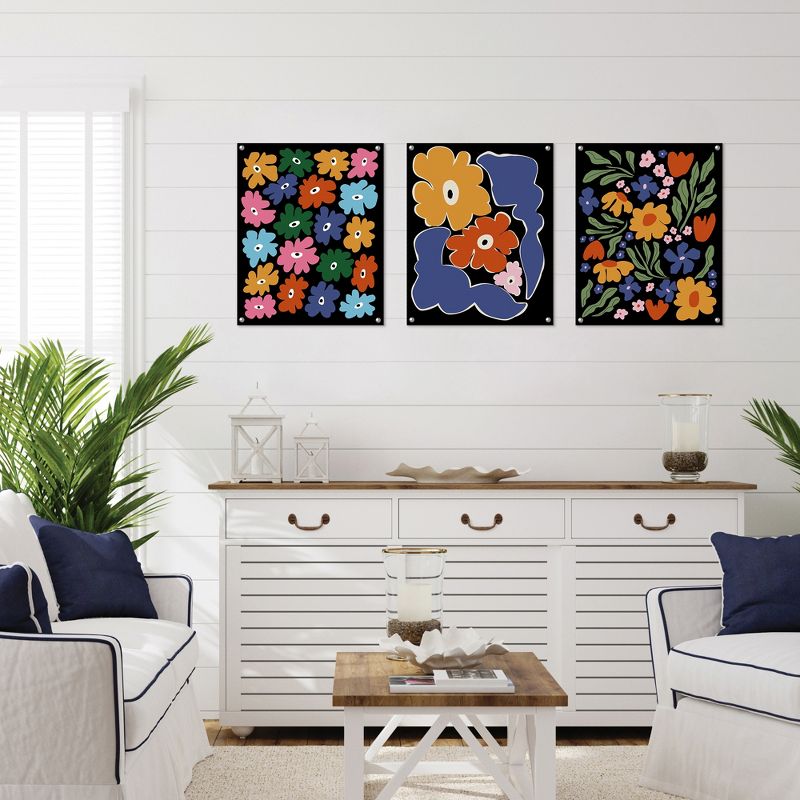 Americanflat - Abstract Wall Art Set - Retro Blooming, Bold by Miho Art Studio, 2 of 6