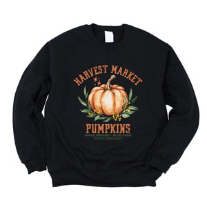Simply Sage Market Harvest Market Pumpkins Local Organic Sweatshirt - 1 of 4