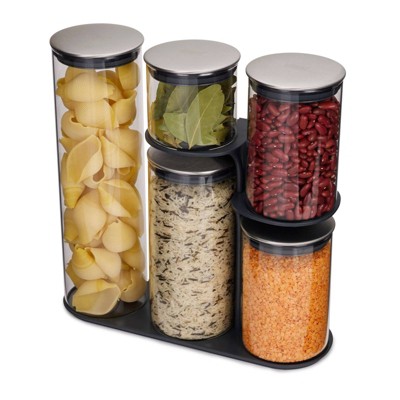 Podium Stainless-steel Storage Container Set