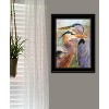 "Blue Heron Duet" by Stellar Design Studio, Ready to Hang Framed Print, Black Frame - 2 of 4