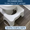 DMI Toilet Squatting Posture Stool, 7" Height, Low-Profile, Minimal Design for Bathroom Aesthetic - 2 of 4