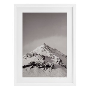 Stupell Industries Icy Mountain Peak Iceland Framed Print Under Glass Art - 1 of 4