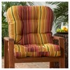 Kensington Garden 21"x21" Outdoor Seat and Back Chair Cushion - 2 of 4