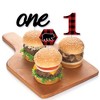 Big Dot of Happiness 1st Birthday Lumberjack - Channel the Flannel - Dessert Cupcake Toppers - Plaid First Birthday Party Clear Treat Picks - 24 Ct - 3 of 4