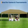 10x20 FT Pop Up Canopy Tent Outdoor Canopy, Heavy Duty Instant Tent With 6 Removable Sidewalls - 3 of 4