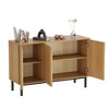 Sideboard Buffet Cabinet with Storage, Wooden Storage Cabinet with Doors Shelf, Freestanding Coffee Bar for Kitchen, Dining Room, Living Room - 2 of 4