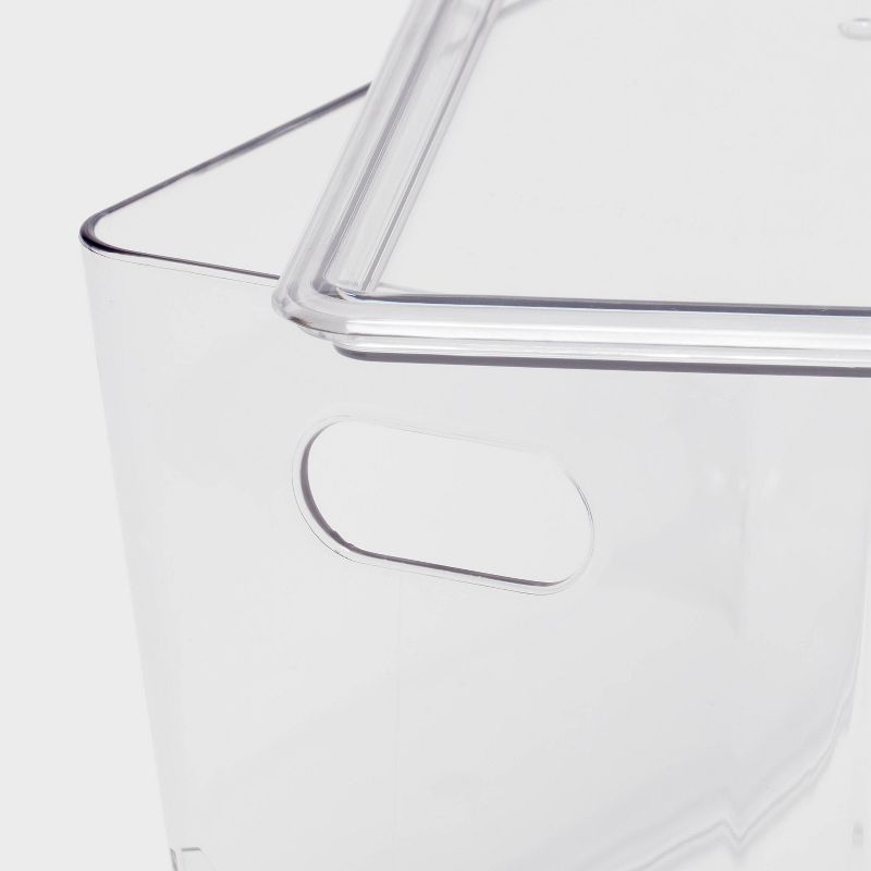 5L Stacking Clear Bin with Lid - Brightroom&#8482;, 4 of 5
