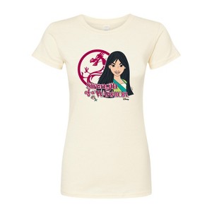 Women's - Disney Princess - Strength Of A Warrior Fitted Graphic T-Shirt - 1 of 3