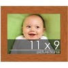 PosterPalooza | Photo Size Modernist Brown Picture Frame - UV Acrylic, Foam Board Backing, Hanging Hardware - 2 of 4