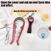 Maison 5 in 1 Multi-Function Jar & Bottle Opener: Non-slip Rubber Gripper Easy Pad Twist, Ideal for Arthritic or Weak Hands. - 4 of 4