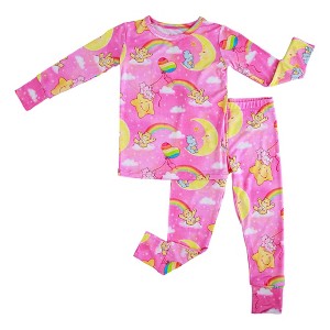 Birdie Bean Care Bears Baby™ Pink Stars 2-Piece Pajamas - 1 of 4