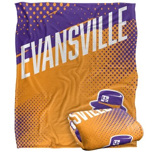 University Of Evansville Fan Zone Silky Touch Super Soft Throw Blanket 50x60 - 1 of 4