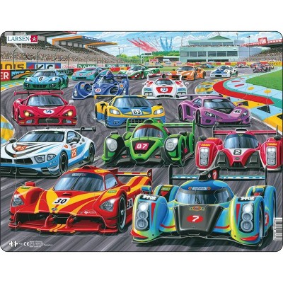 Larsen Speed Racer Kids' Jigsaw Puzzle - 36pc