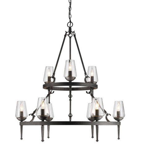 Golden Lighting Marcellis 2 Tier - 9 Light Chandelier - image 1 of 2