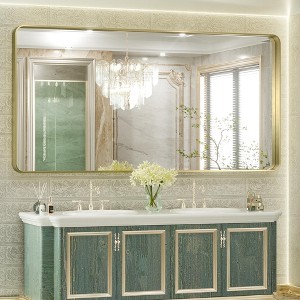 Keonjinn Framed Wall Mirror, Modern Rectangular Bathroom Vanity Mirror, Wall Mounted - 1 of 4