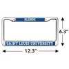 Saint Louis University Alumni Logo Full Size Standard License Plate Metal Frame - 4 of 4