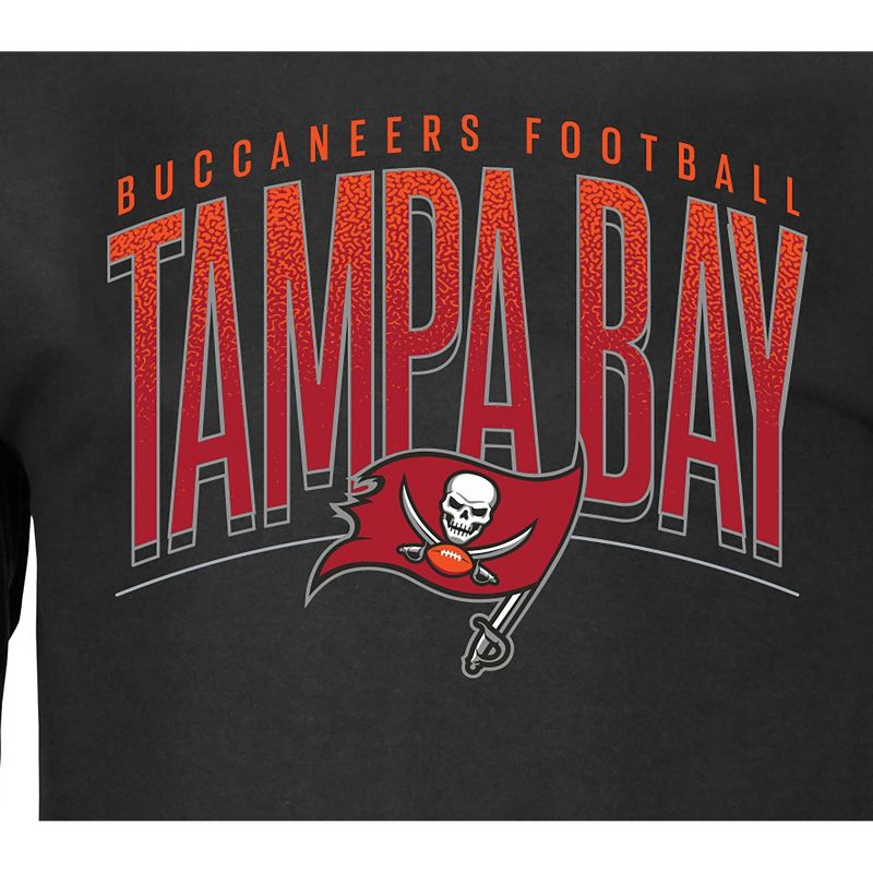 NFL Tampa Bay Buccaneers Men's Big & Tall Long Sleeve Cotton Core T-Shirt, 3 of 4