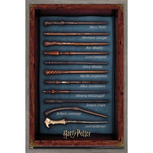 Trends International The Wizarding World: Harry Potter - Wands Framed Wall Poster Prints - 1 of 4
